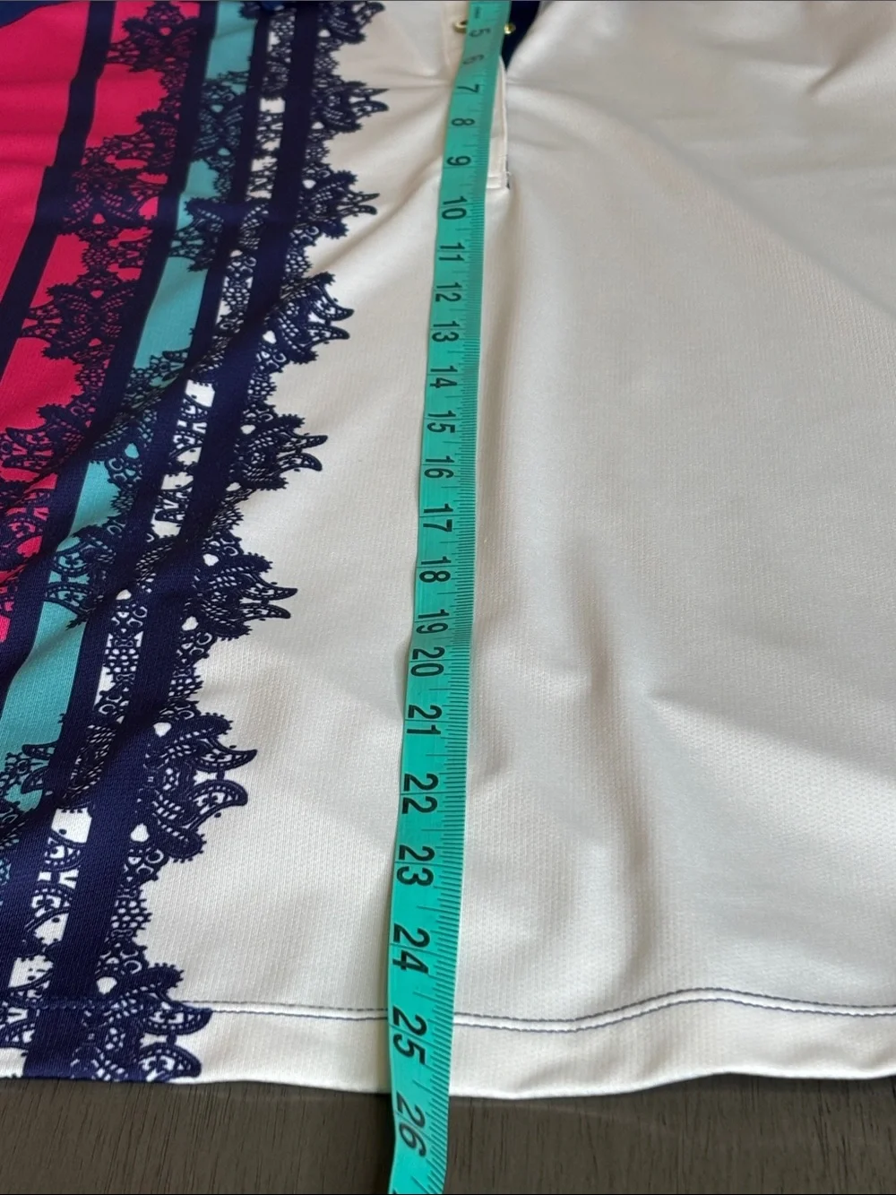 💙 EP Pro Women’s Golf Polo XL Navy Pink White Stretch Performance Top 💙 - Picture 8 of 10
